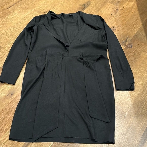 DKNY Women’s Midi Dress Black Size 4 - Picture 1 of 3